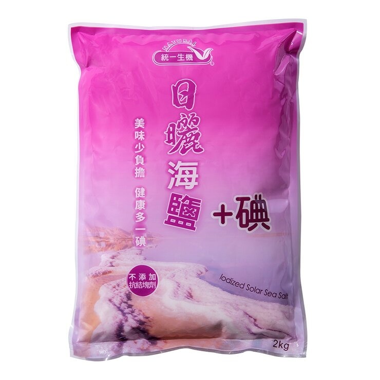 統一生機 日曬海鹽加碘 2公斤