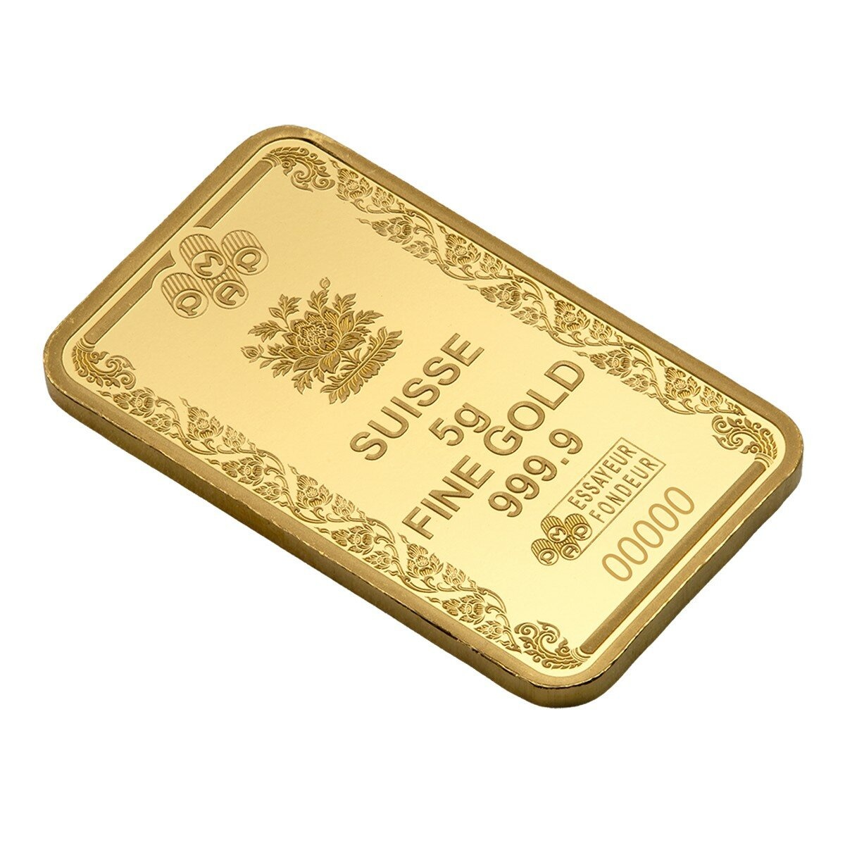 PAMP 佛陀 黃金條塊 999.9純金 5公克