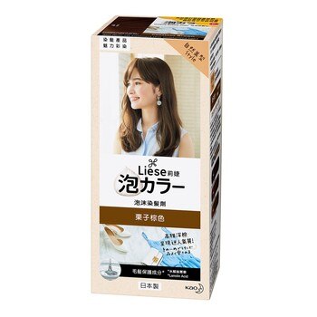 莉婕泡沫染髮劑 栗子棕色 3 入 莉婕泡沫染髮劑 栗子棕色 3 入