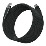 Looploop 第五代磁吸式 USB 充電傳輸線 3入組 星曜黑
