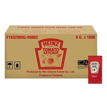 Heinz 蕃茄醬隨手包 9公克 X 1000包 Heinz 蕃茄醬隨手包 9公克 X 1000包