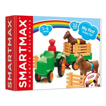 SMARTMAX 磁力接接棒 農場列車22件組