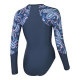 Speedo 女長袖連身泳裝