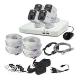 Swann 4K SwannForce 槍型模擬音頻攝影機 X 4 + 8 通道DVR套裝 2TB HDD