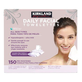 Kirkland Signature 科克蘭 卸妝潔面布 150片 Kirkland Signature 科克蘭 卸妝潔面布 150片