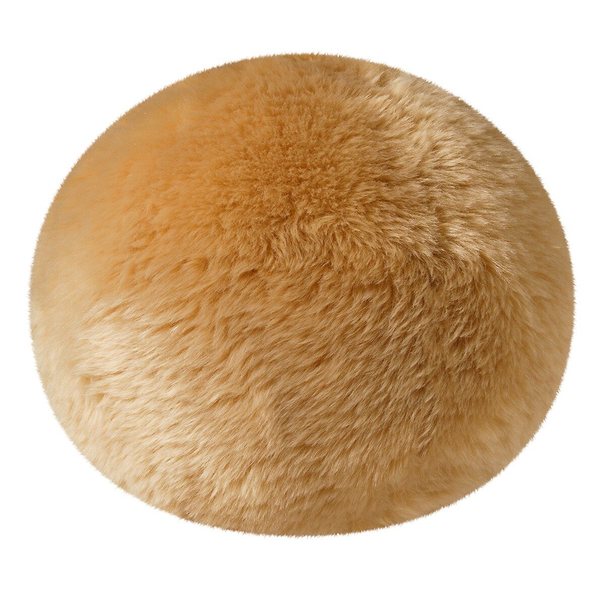 Mon Chateau 仿動物毛圓形抱枕 30公分 X 30公分 X 30公分 淺褐 Mon Chateau 仿動物毛圓形抱枕 30公分 X 30公分 X 30公分 淺褐