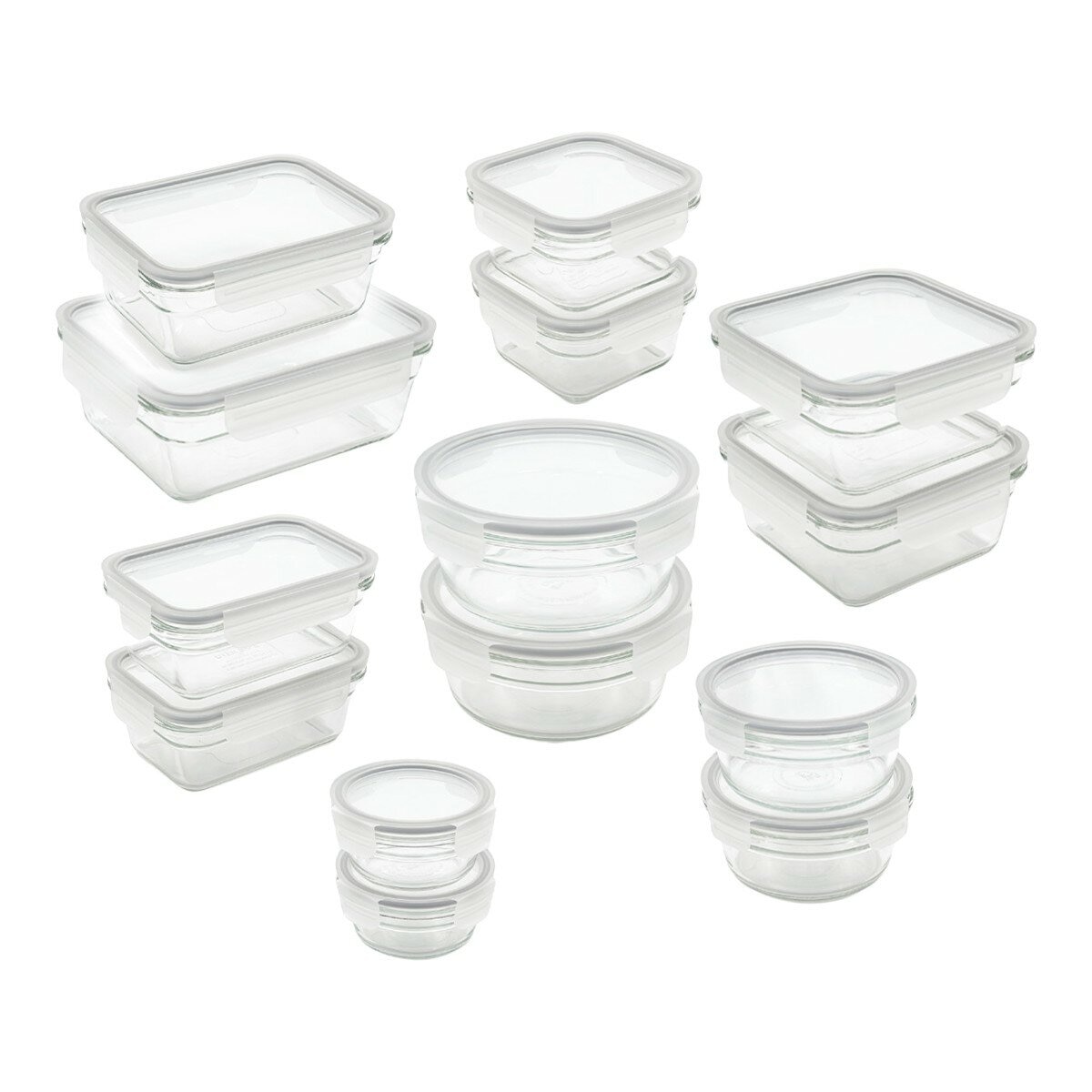 Glasslock 玻璃保鮮盒含蓋 28件組