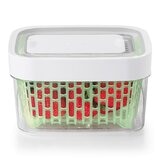 OXO 蔬果活性碳長鮮盒 含蓋4件組 1.5公升 + 4公升