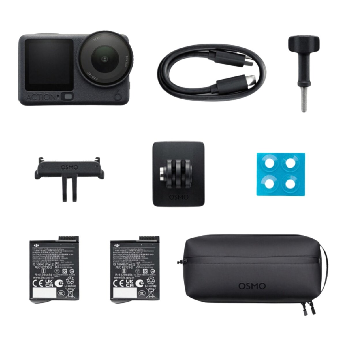 DJI Action 6 雙旅拍套裝組 附收納包 DJI Action 6 雙旅拍套裝組 附收納包