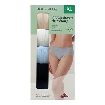 Body Blue 女內褲五入組 XL