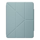 MAGEASY Facet 全方位支架透明背蓋保護套 2024 iPad Pro 13吋 寧靜藍