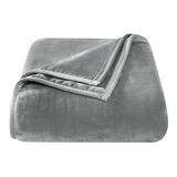 法蘭絨舒適毯 152公分 X 178公分 灰 法蘭絨舒適毯 152公分 X 178公分 灰