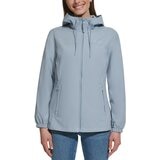 Calvin Klein 女防風連帽外套 淺藍