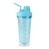 ThermoFlask 塑膠隨行搖搖杯 710毫升 X 2件組 藍+白