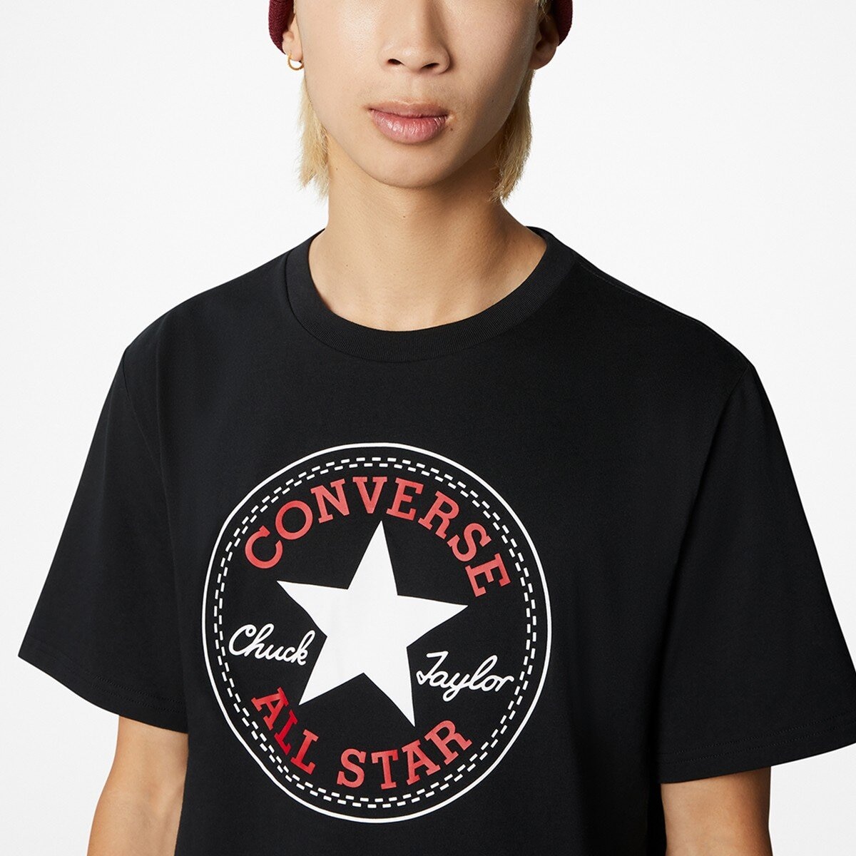 Converse 男短袖上衣 黑