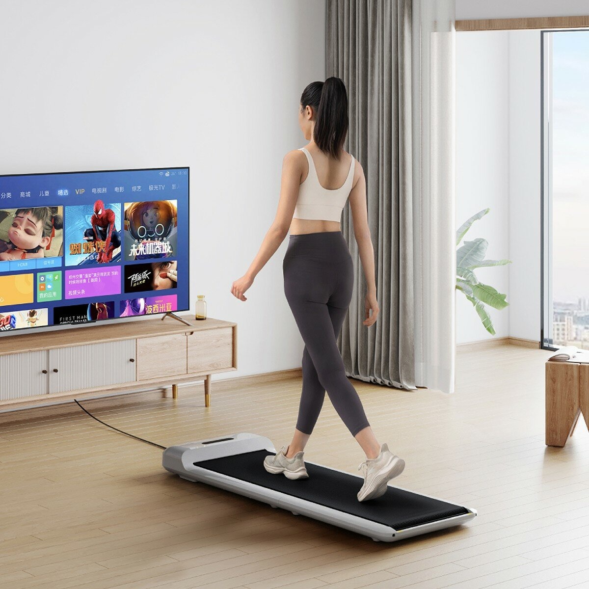 HEALTHPIT HT-235 全折疊電動走步機 蠟灰色