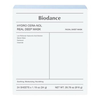 Biodance 多重保濕鎮靜實感深層全效面膜 24入