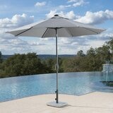 Sunvilla 10呎 LED 戶外遮陽傘 灰色