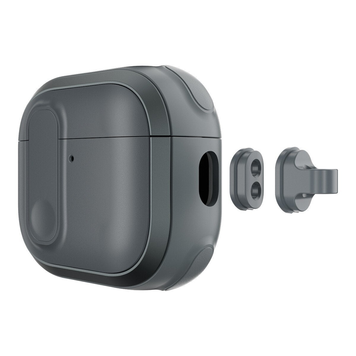 MAGEASY Odyssey 抗衝擊磁扣耳機殼 AirPods 4/5 金屬灰藍