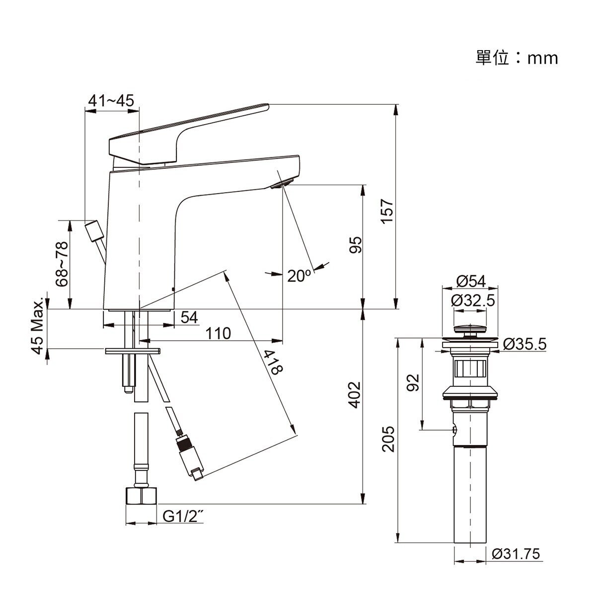 Kohler Accliv 單槍面盆龍頭 霧黑 Kohler Accliv 單槍面盆龍頭 霧黑