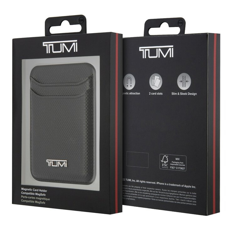 TUMI 磁吸卡包 TUCSMSRBAK