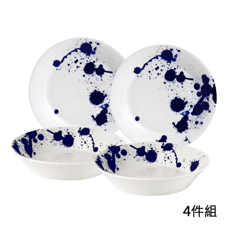 皇家道爾頓 海洋系列 浪花餐盤 X 4件組