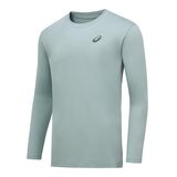 Asics 男長袖運動上衣 淺綠