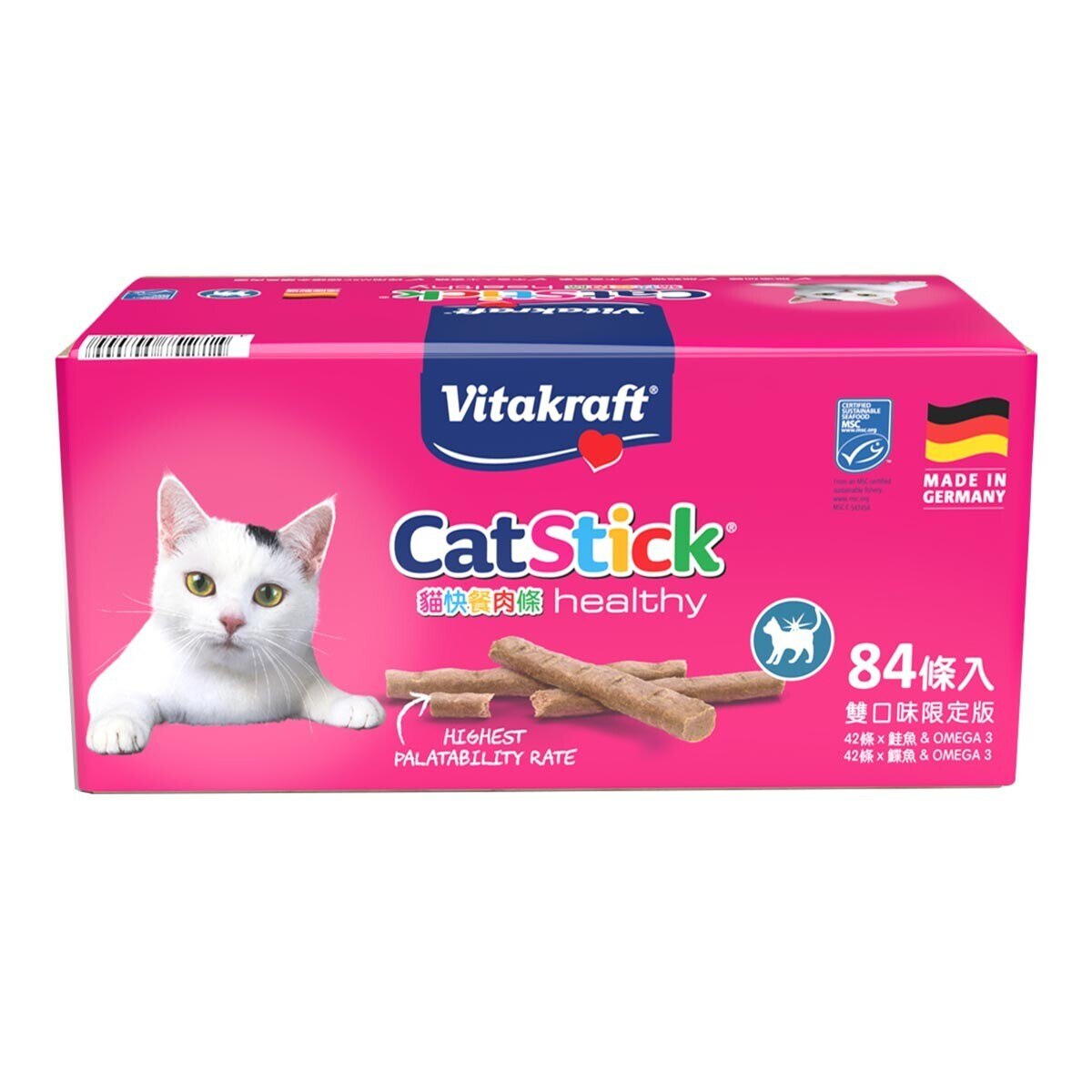 Vitakraft 貓快餐肉條雙口味 6公克 X 84入