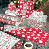 科克蘭 雙面包裝紙 紅色