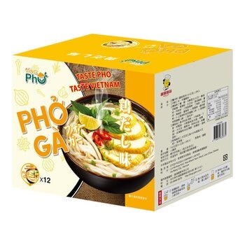 王麵河粉 杯裝河粉 雞絲風味 61公克 X 12入