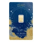 PAMP 12星座黃金條塊 999.9純金 0.5公克 雙子座