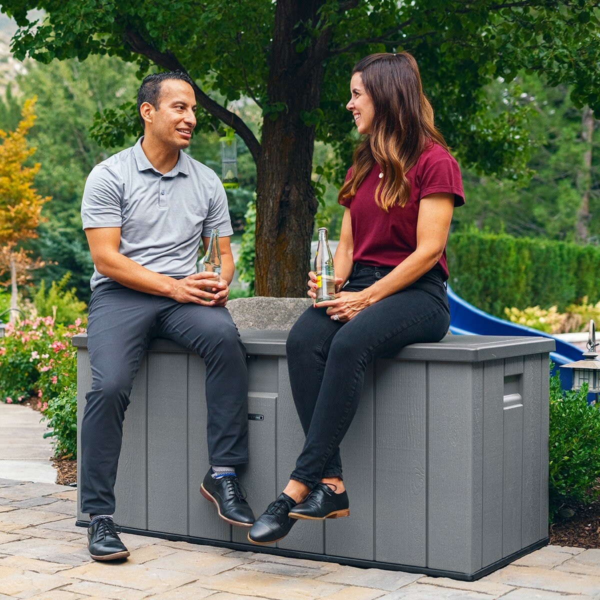 Lifetime 150加侖 戶外儲藏箱