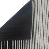 Korhani Studio 條紋地墊 60公分 X 90公分 X 0.7公分 黑