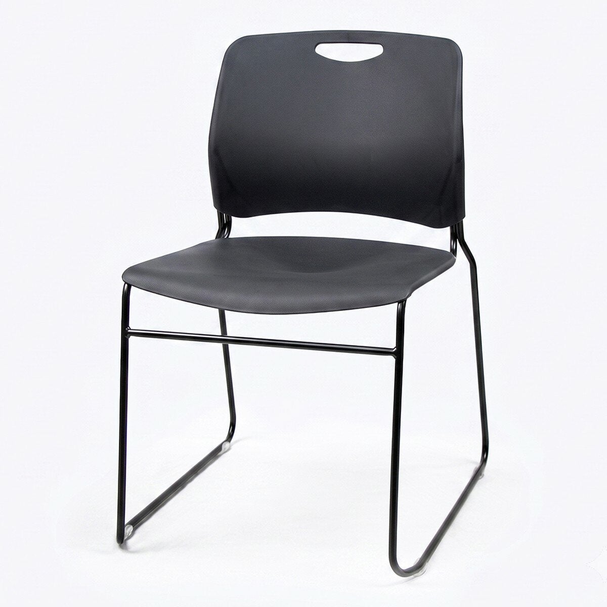 Musical Chairs Harmony 可堆疊訪客椅 2入組 黑