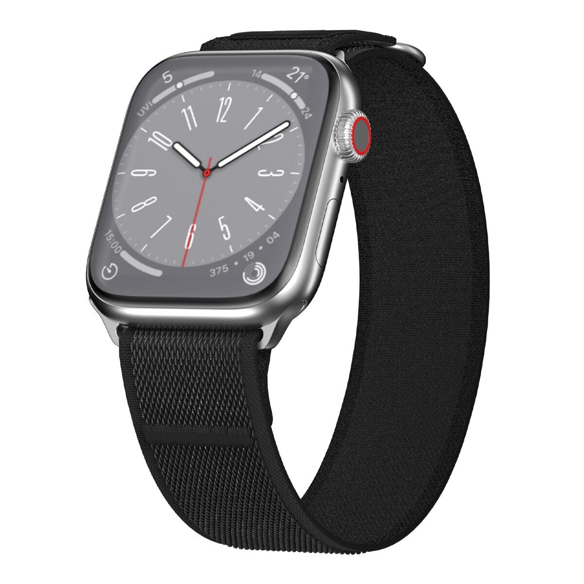SwitchEasy Flex 彈性越野錶帶 44-49 mm 黑色