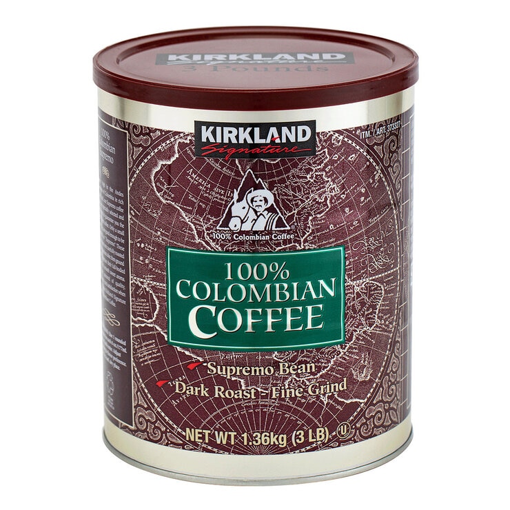 科克蘭 哥倫比亞濾泡式咖啡 1.36公斤