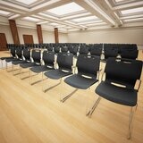 Musical Chairs Cache 可堆疊辦公椅 黑