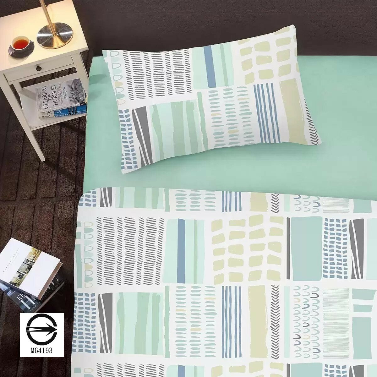 Caliphil 單人美國棉印花薄件三件組107公分 X 190公分 克萊佩達