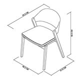 Bentley Designs Vega 餐桌椅五件組