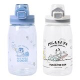 HOUSUXI 舒希 Peanuts Tritan 彈蓋冷水壺 550毫升 X 2件組 HOUSUXI 舒希 Peanuts Tritan 彈蓋冷水壺 550毫升 X 2件組