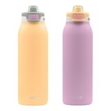 Ello 不鏽鋼保冷保溫瓶 946毫升 X 2件組 橘+粉 Ello 不鏽鋼保冷保溫瓶 946毫升 X 2件組 橘+粉