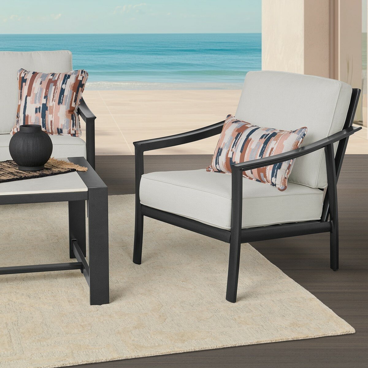 AGIO Stinsley 戶外休閒沙發四件組