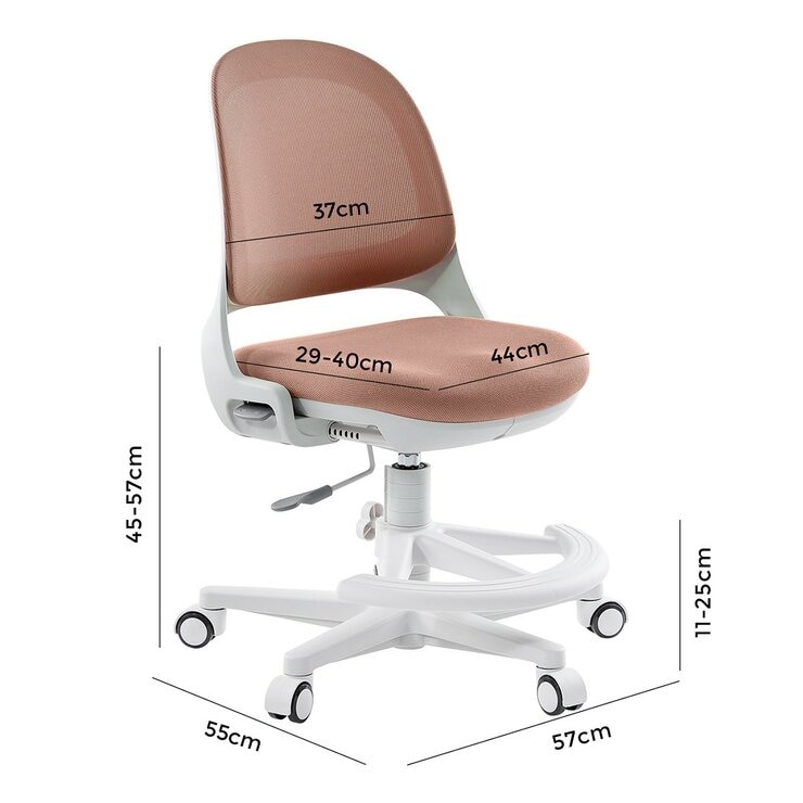 2M2 兒童成長升降椅 粉