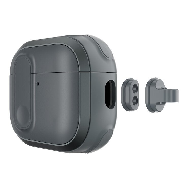 MAGEASY Odyssey 抗衝擊磁扣耳機殼 AirPods 4/5 金屬灰藍