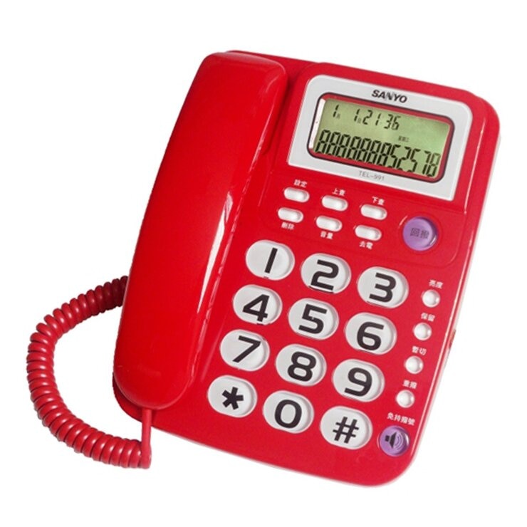 台灣三洋 有線電話機 TEL-991