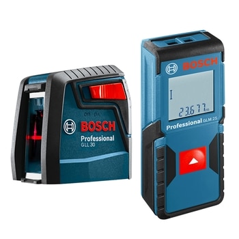Bosch 裝修測量儀組 GLM25+GLL30 Bosch 裝修測量儀組 GLM25+GLL30