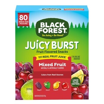 Black Forest 果汁爆漿軟糖 80入 / 1.81公斤 Black Forest 果汁爆漿軟糖 80入 / 1.81公斤