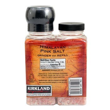 Kirkland Signature 科克蘭喜馬拉雅山粉紅鹽及補充瓶 737公克 Kirkland Signature 科克蘭喜馬拉雅山粉紅鹽及補充瓶 737公克