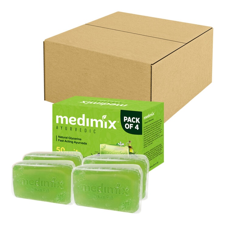 Medimix 印度綠寶石皇室藥草浴美肌皂 寶貝 200公克 X 64入 Medimix 印度綠寶石皇室藥草浴美肌皂 寶貝 200公克 X 64入