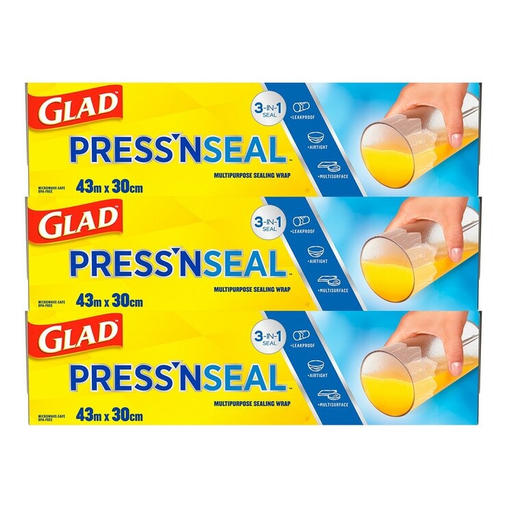 Glad Press’n Seal 強力保鮮膜 3入